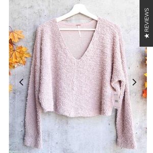 Free People Popcorn Fuzzy Sweater